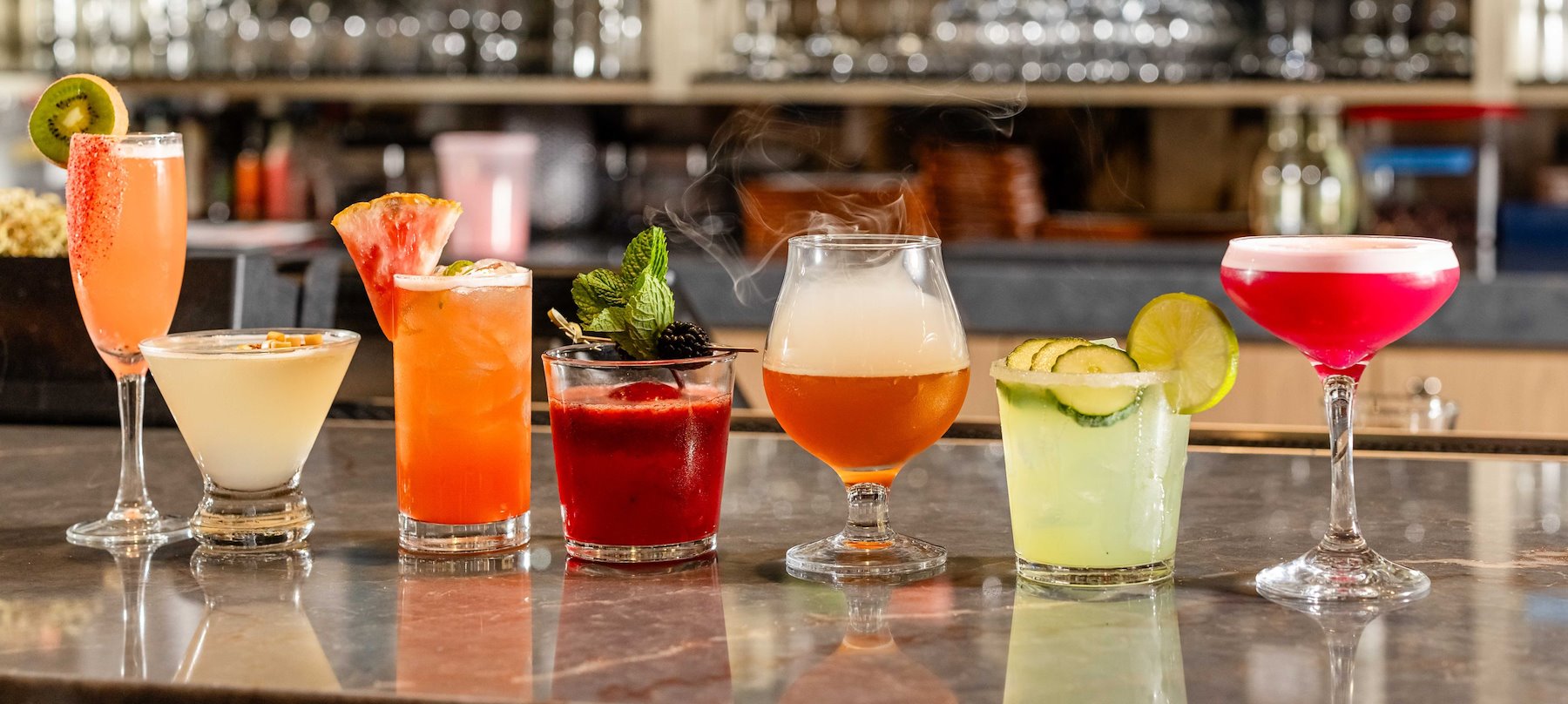 Photo of spring cocktails
