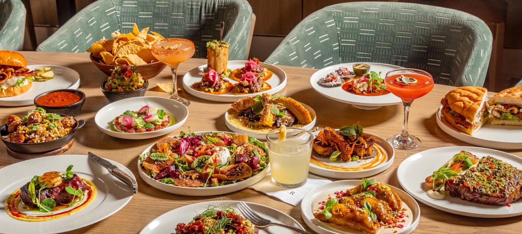 Photo of various savory summer dishes