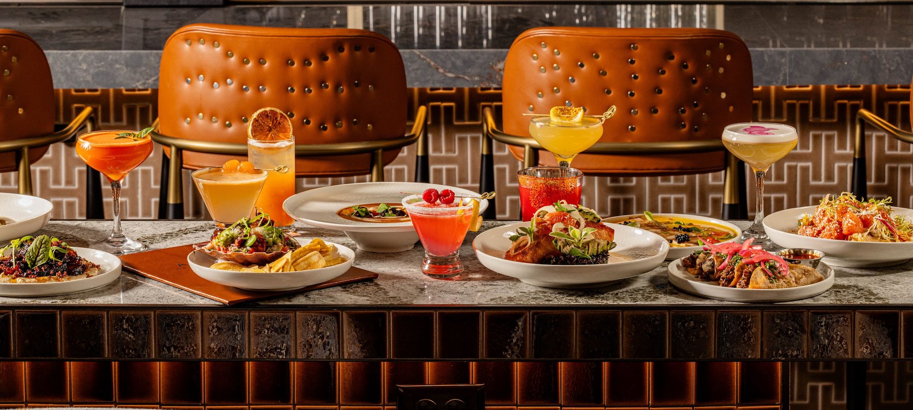 Photo of various savory summer dishes
