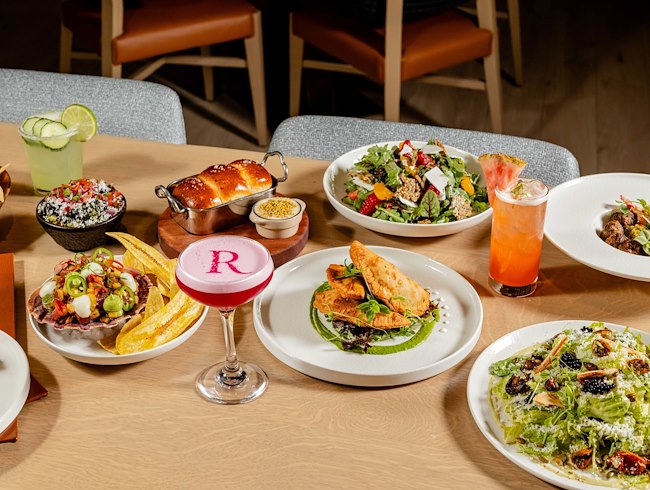 Asador entrees and cocktails